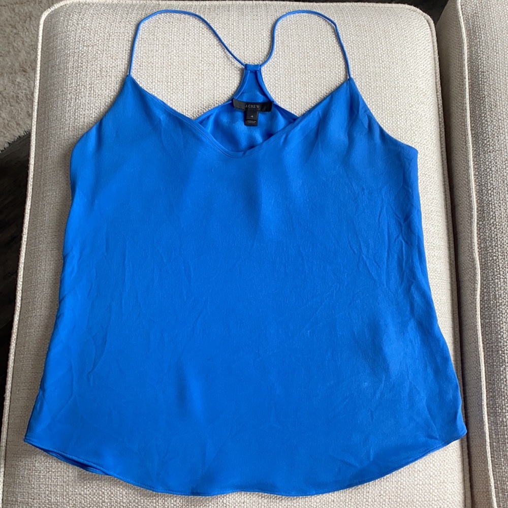 J. Crew Blue top. Size 4